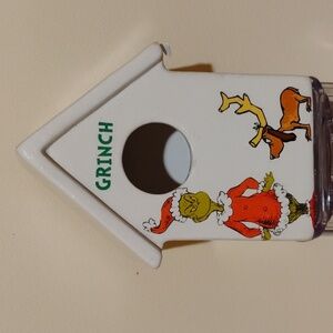 Handmade Grinch Ceramic Mini Birdhouse